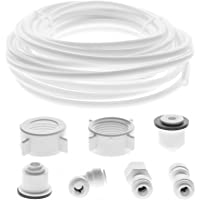 Tubo de suministro de agua Spares2go + kit de conector para frigorífico Kenwood American Style doble refrigerador…